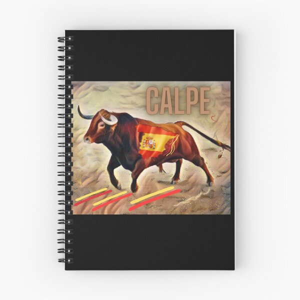 Item preview, Calpe Costa Blanca, Spanish Bull With Spanish Flag designed and sold by MarieSusan.