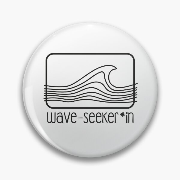Item preview, Wave-Seeker*in - Stylish wave gender label designed and sold by U-WESTDESIGN.