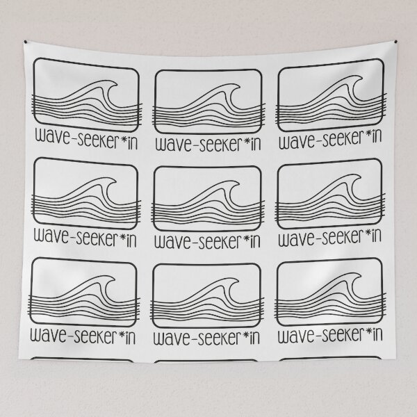 Item preview, Wave-Seeker*in - Stylish wave gender label designed and sold by U-WESTDESIGN.