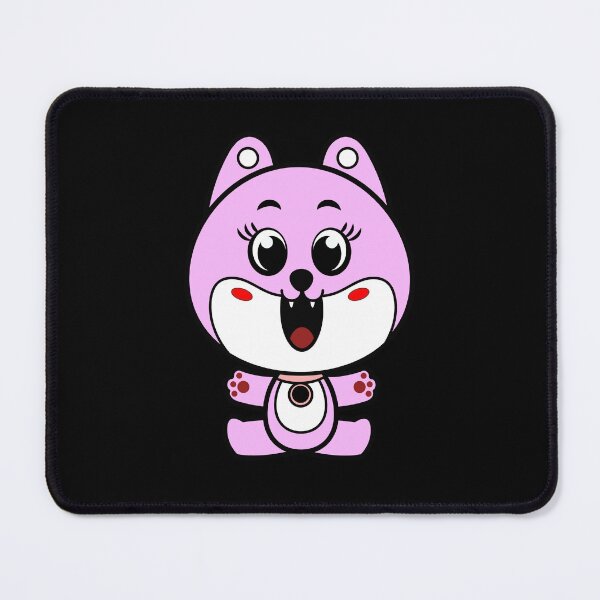 Item preview, Pink Kawaii chibi cute dog sticker and fridge magnet designed and sold by GaryDobson.