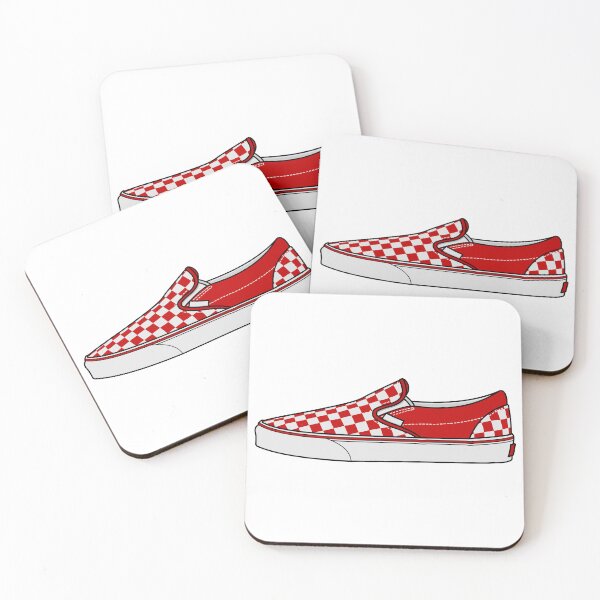 Item preview, Classic Slip-On Skate Shoe, Red/White Checkers designed and sold by OlegNaches.