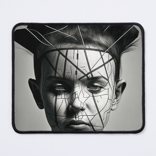 Item preview, Bizarre female portrait designed and sold by mrlongfield.