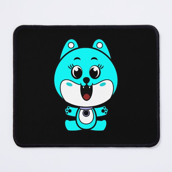 Item preview, Blue Kawaii chibi cute dog sticker and fridge magnet designed and sold by GaryDobson.