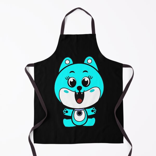 Item preview, Blue Kawaii chibi cute dog sticker and fridge magnet designed and sold by GaryDobson.