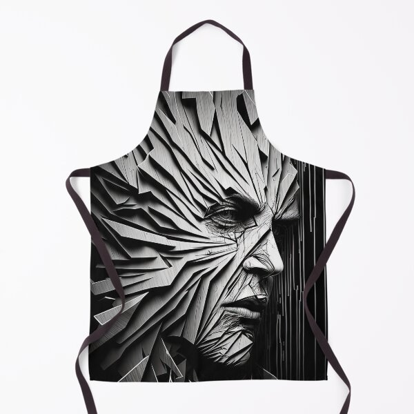 Item preview, Bizarre male portrait with shapes and lines designed and sold by mrlongfield.