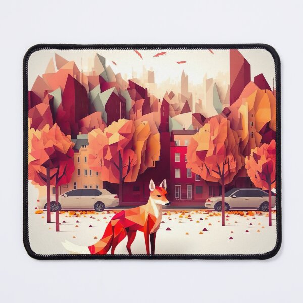 Item preview,  polygonal fox city designed and sold by Makoto-Styl.