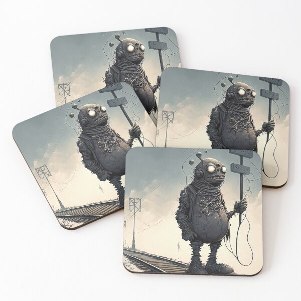 Item preview, The monster waiting for the train designed and sold by mrlongfield.