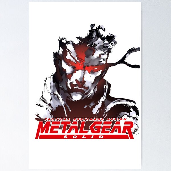 Metal Gear Solid 4 limited numbered Yoji Shinkawa print. # 34,783