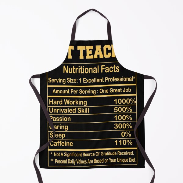 Item preview, Art teacher nutritional facts designed and sold by tejoi.