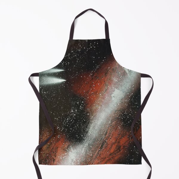 Item preview, Spray paint art red nebula designed and sold by WoodRocksArt.