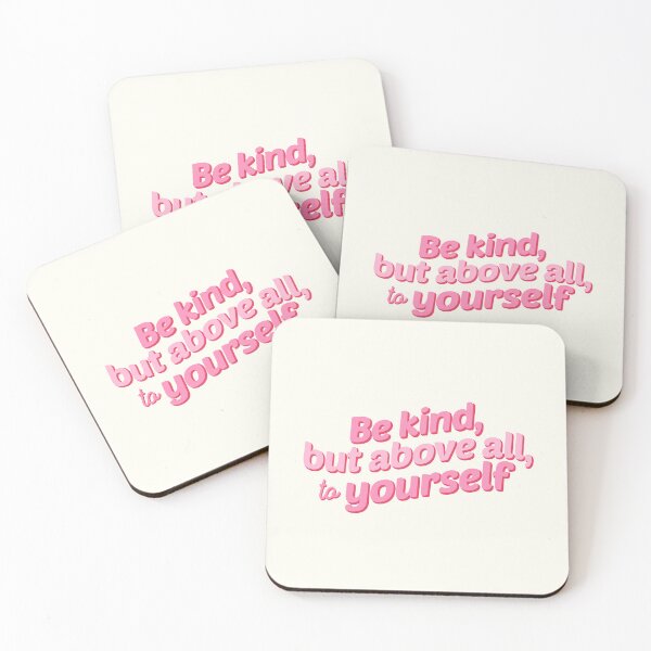 Item preview, Be Kind But Above All, To Yourself Pink Mental Wellness designed and sold by dailycake.