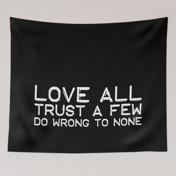 Item preview, Love all trust a few (white) designed and sold by didijuca.