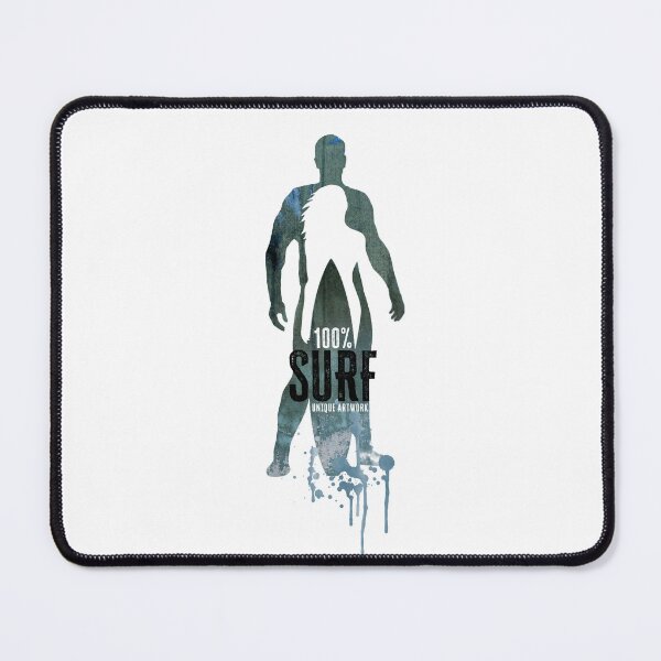 Item preview, 100% surf grunge surf label - playful man and woman silhouette designed and sold by U-WESTDESIGN.