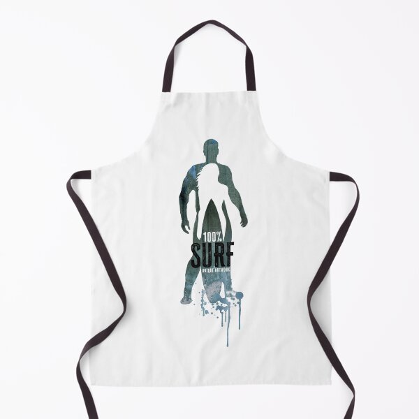 Item preview, 100% surf grunge surf label - playful man and woman silhouette designed and sold by U-WESTDESIGN.