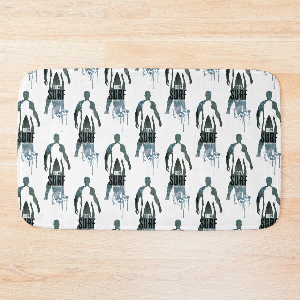Item preview, 100% surf grunge surf label - playful man and woman silhouette designed and sold by U-WESTDESIGN.