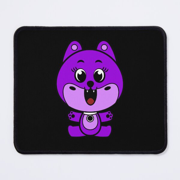 Item preview, Purple Kawaii chibi cute dog sticker and fridge magnet designed and sold by GaryDobson.
