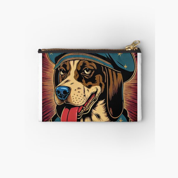 Item preview, Psychedelic dog  in uniform designed and sold by dholzric.