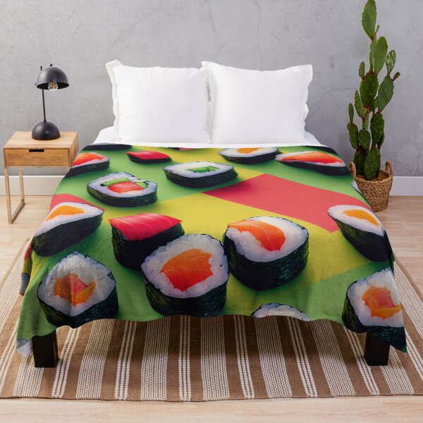 Item preview, Sushi Wallpaper designed and sold by Fragpop.