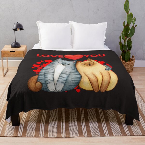 Item preview, Love You, Cat Lovers Together, Valentina Kittens With Heart designed and sold by adembulut.