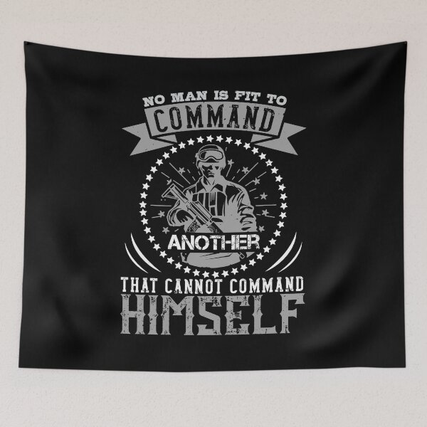 Item preview, No man is fit to command another that cannot command himself designed and sold by teamph.
