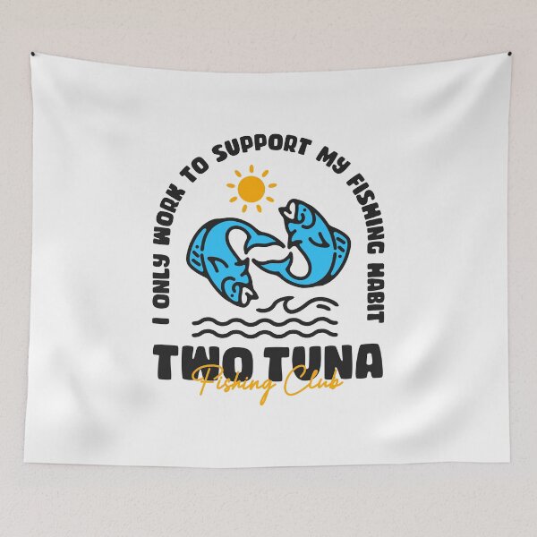 Item preview, I Only work to Support My Fishing Habit designed and sold by gnsdesign.