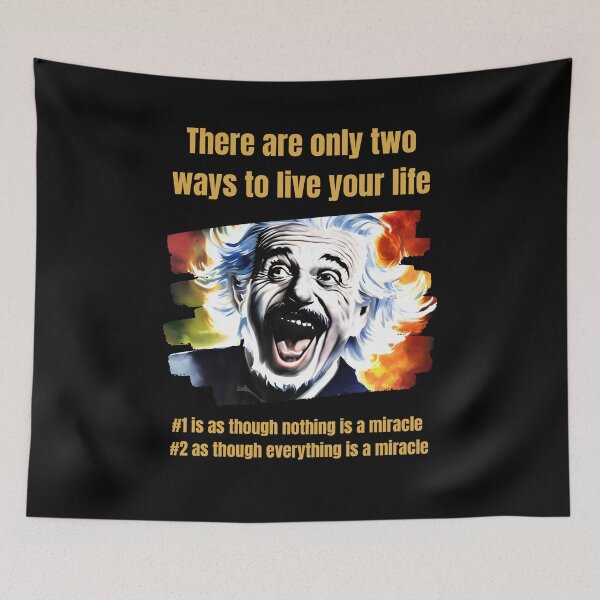 Item preview, There are only two ways to live your life - Laughing designed and sold by ElLocoMus.