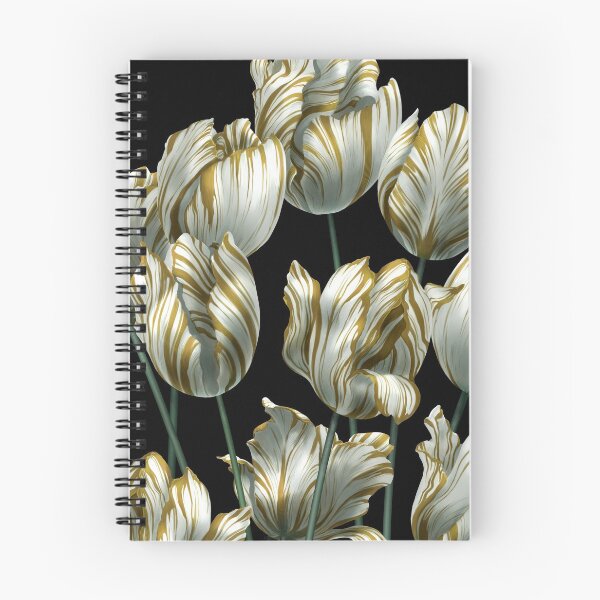 Item preview, Winter Tulips in Gold. designed and sold by Iker Paz Studio.