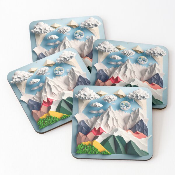 Item preview, Origami mountains designed and sold by Kadhaf.