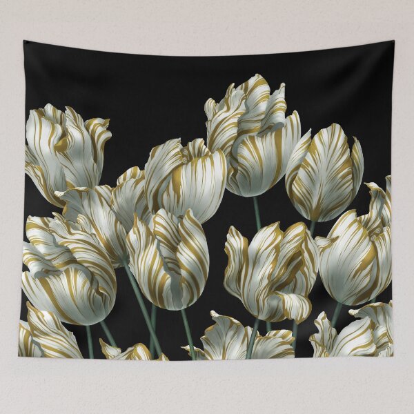 Item preview, Winter Tulips in Gold. designed and sold by Iker Paz Studio.