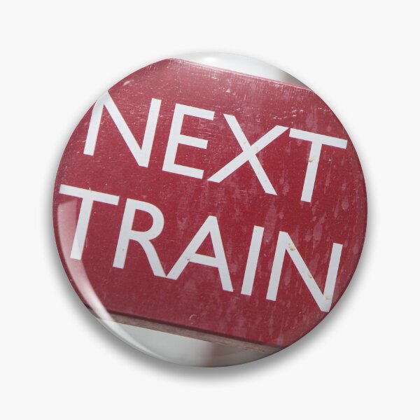 Item preview, Next Train, wooden sign at Keighley Worth Valley Railway designed and sold by Rob  Ford.