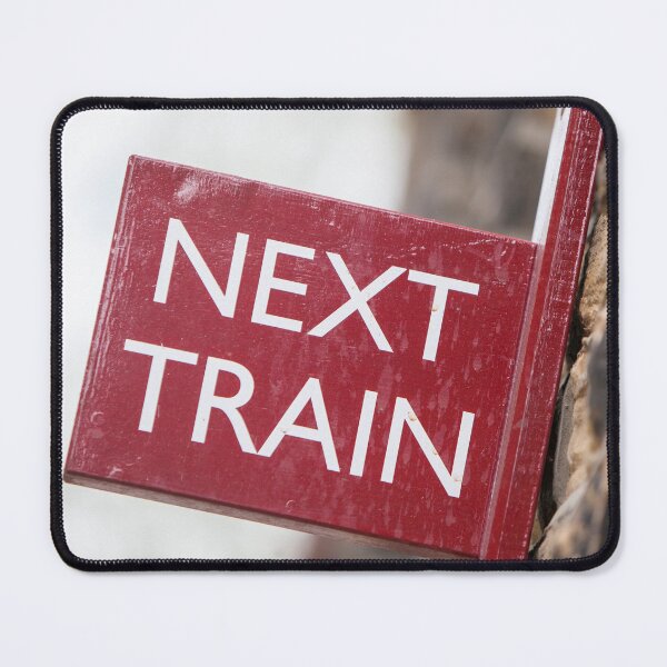 Item preview, Next Train, wooden sign at Keighley Worth Valley Railway designed and sold by Rob  Ford.