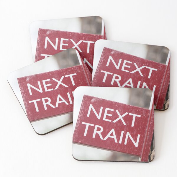 Item preview, Next Train, wooden sign at Keighley Worth Valley Railway designed and sold by Rob  Ford.