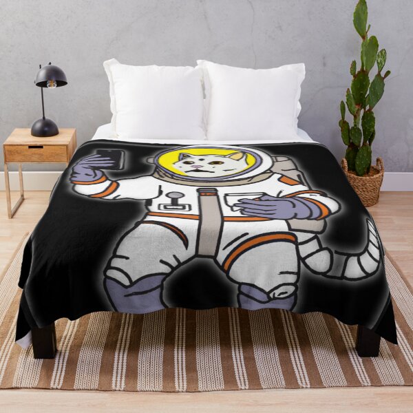 Item preview, Feline Spaceman Makes a Call from the Cosmos designed and sold by JOY STORE 45.