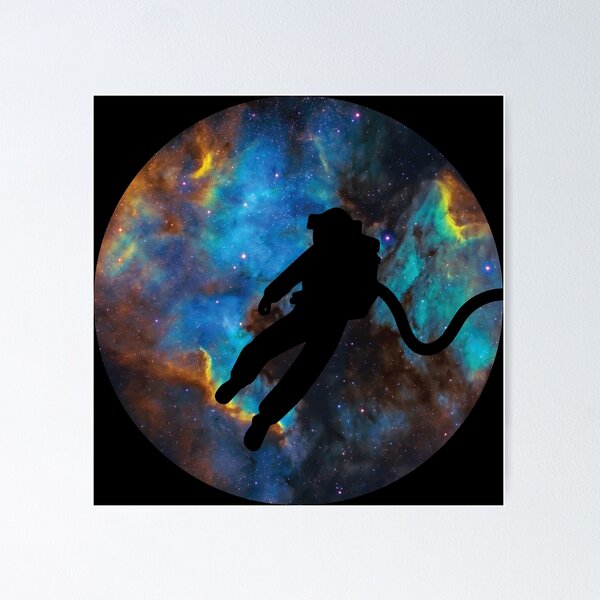 Item preview, Astronaut floating in space designed and sold by DRNDesign.