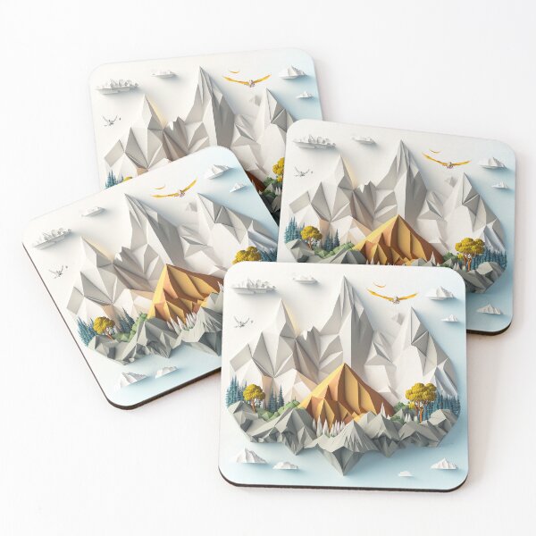 Item preview, Origami mountains designed and sold by Kadhaf.