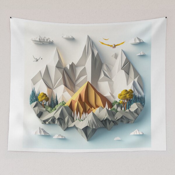 Item preview, Origami mountains designed and sold by Kadhaf.
