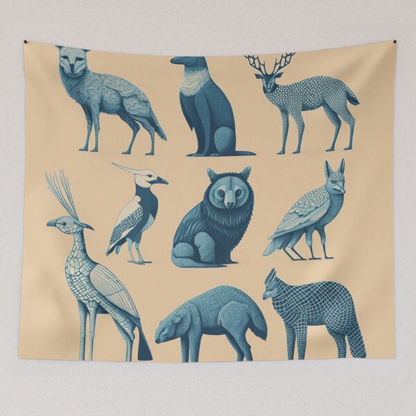 Item preview, Retro animals designed and sold by HarperFox.