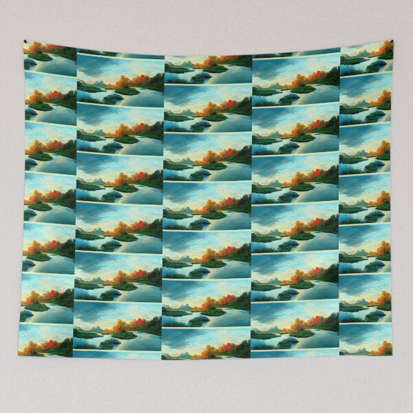 Item preview, River blues designed and sold by Burritoless.