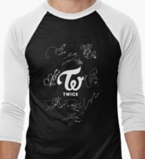 TWICE - Signed With Logo Men's Baseball ¾ T-Shirt