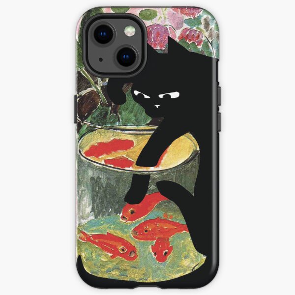 matisse's goldfish and a cat iPhone Tough Case