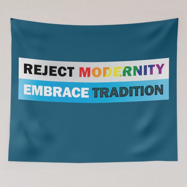 Item preview, Reject modernity embrace tradition designed and sold by Lefteris Betsis.