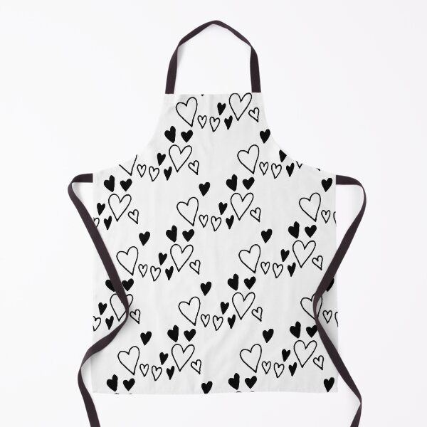 Item preview, Hand Drawn Black Hearts Valentine Love Pattern designed and sold by risingrocket.
