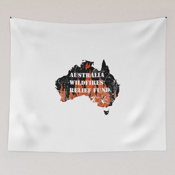 Item preview, Australia Wildfires Relief Fund in White designed and sold by Manoroma.