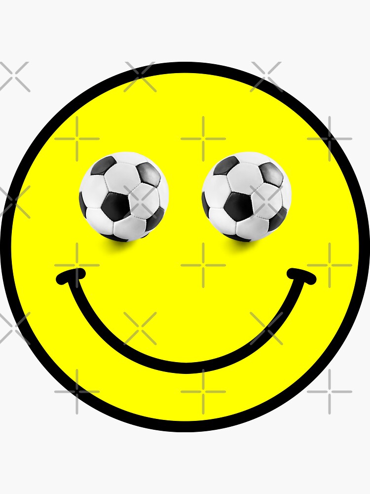 “Football Smiley Face” Sticker for Sale by Amadhaun13 | Redbubble
