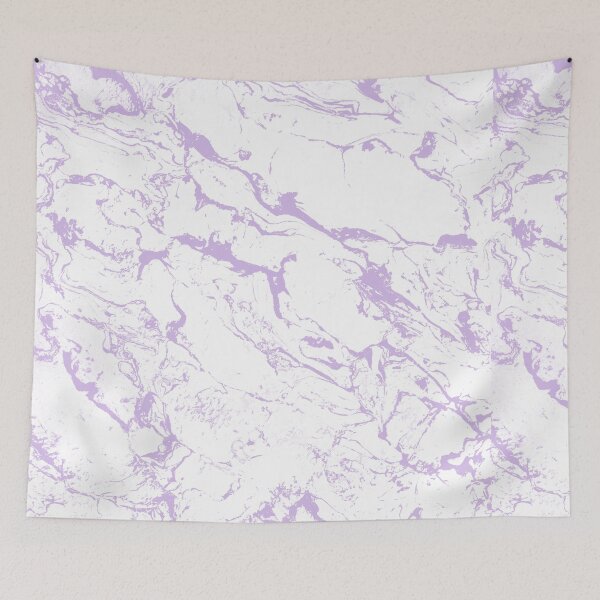 Item preview, Modern trendy white pastel purple lavender marble pattern designed and sold by GirlyTrend.