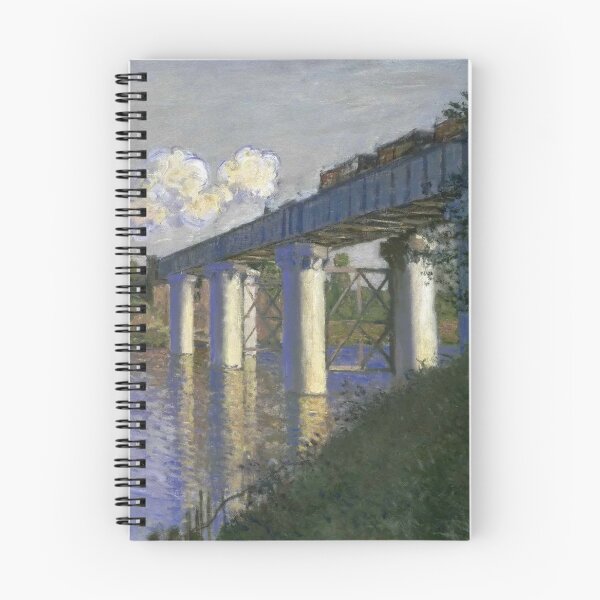 Item preview, Claude Monet, French, 1840-1926 'Railroad Bridge, Argenteuil'  designed and sold by Vintage Designs +.