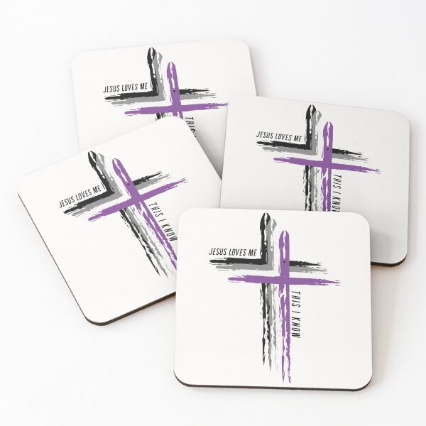 Item preview, Jesus Loves Me - Asexual designed and sold by AWorthyLove.