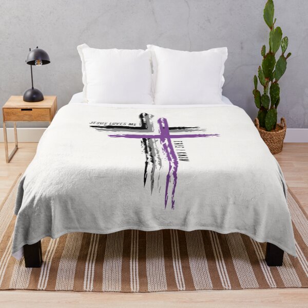 Item preview, Jesus Loves Me - Asexual designed and sold by AWorthyLove.
