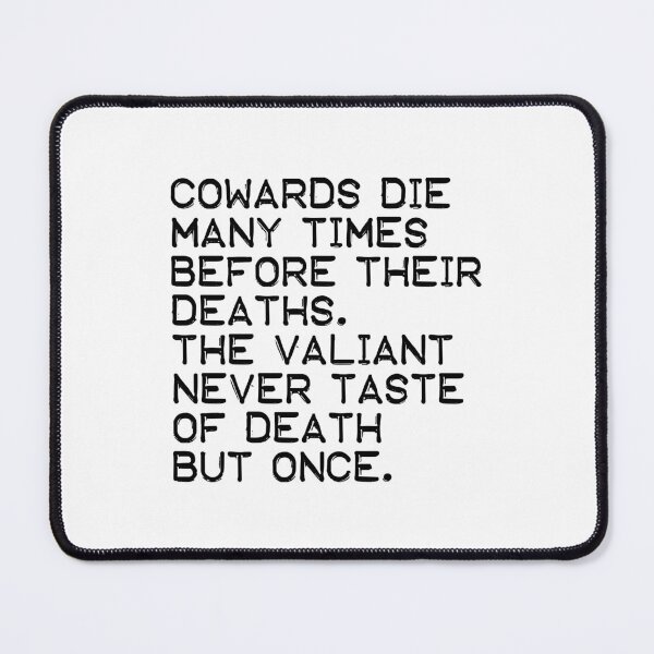 Item preview, Cowards and valiants (black) designed and sold by didijuca.