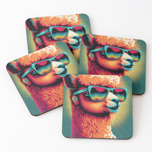 Item preview, Groovy Psychedelic Alpaca designed and sold by dholzric.
